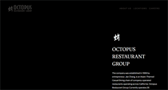 Desktop Screenshot of octopusrestaurantgroup.com